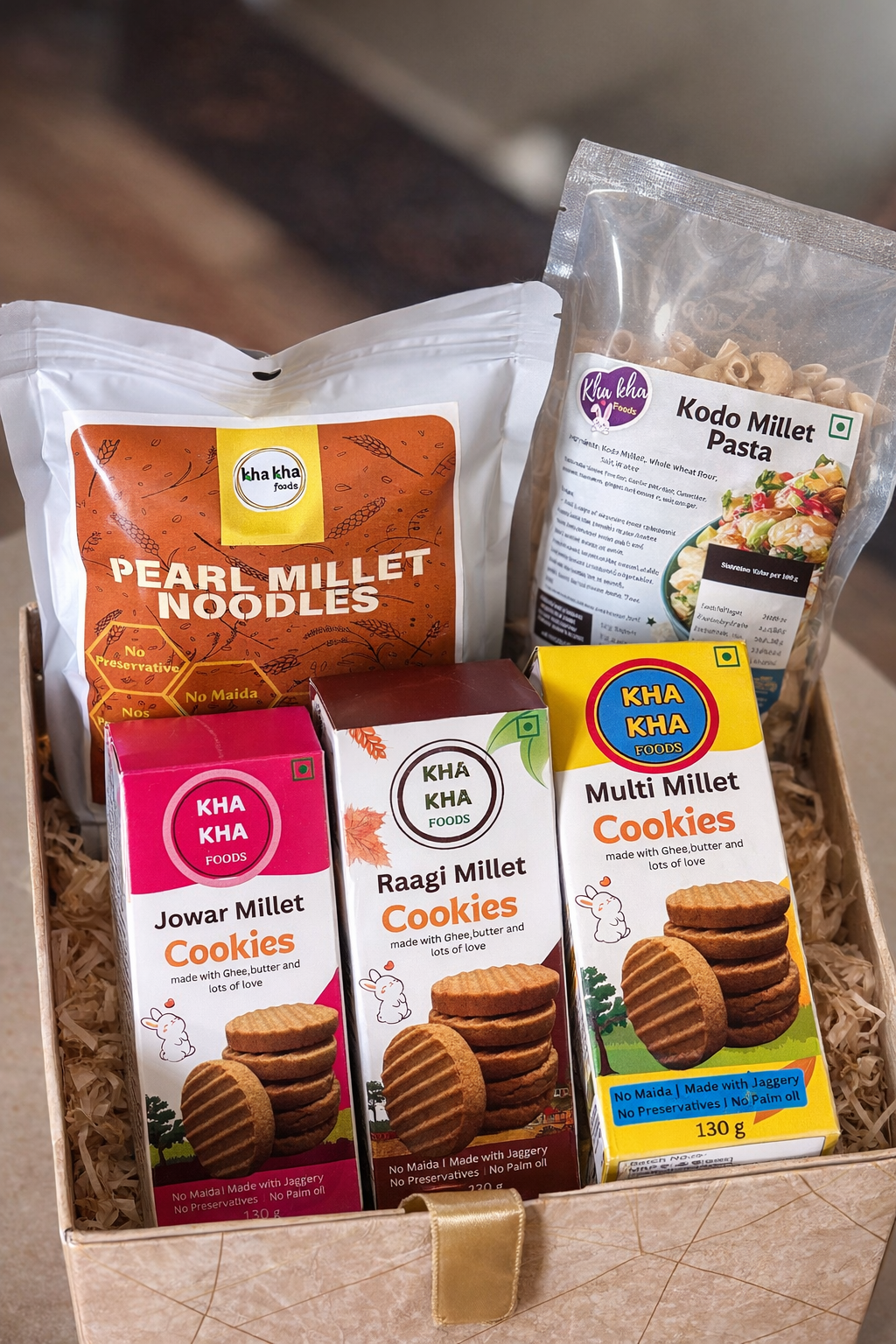 Kha Kha Special Combo Offer – Millet Cookies + Pasta + Millet Noodles (Limited Time)