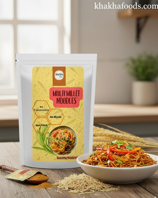 Kha Kha Foods Multi Millet Noodles - Healthy & Delicious Alternative