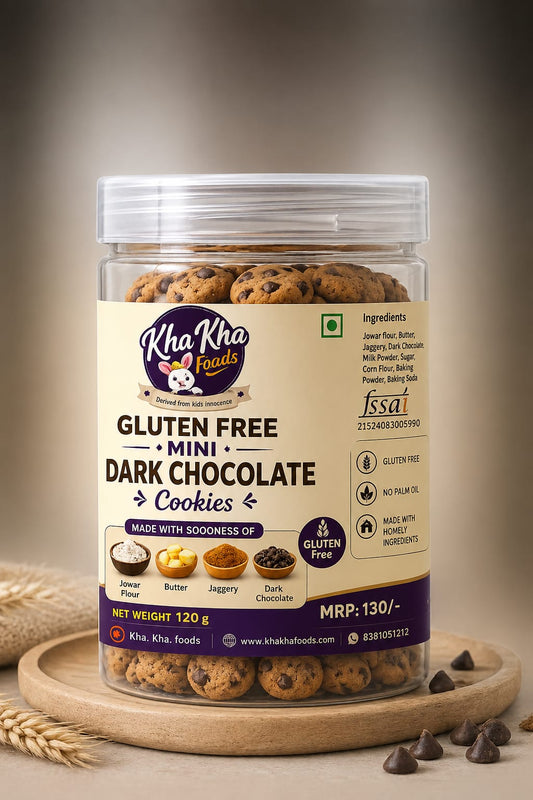 Gluten Free Mini Dark Chocolate Cookies | 120g