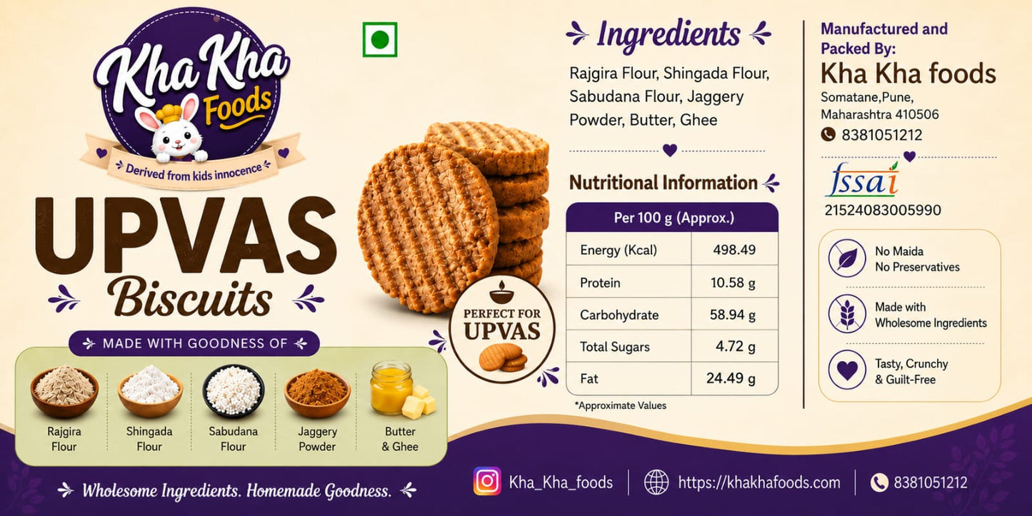 Healthy & Crunchy Upvas Biscuits for a Nourishing Fast